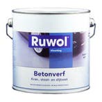 Ruwol Betonverf Heldergroen (RAL 6001) 2,5 liter, Verzenden, Nieuw