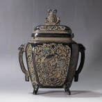 Japanse bronzen wierookbrander (koro) met