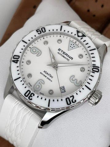 Eterna - Kontiki Automatic Diamonds Lady - 1280.41.66.1380 -, Nieuw