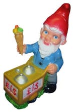 Tuinkabouter ijscoman, Verzenden, Nieuw