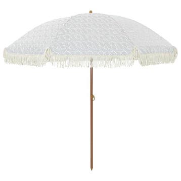 Parasol Rond 205cm - Tweedekansje - 34% Korting | OP=OP, Tuin en Terras, Kantelbaar, Zo goed als nieuw, Strandparasol, 2 tot 3 meter