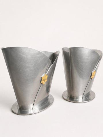 Veuve Clicquot - Champagne koeler (2) - De grote dame - Tin