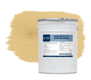 Wixx Deur en Kozijn Beits UV+ Blank | Naturel 10L, 5 tot 10 liter, Verzenden, Nieuw, Beits