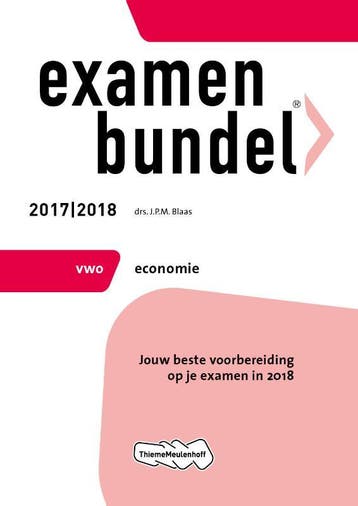 Examenbundel Economie 2017/2018 VWO 9789006391961, Verzenden, Gelezen, J.P.M. Blaas