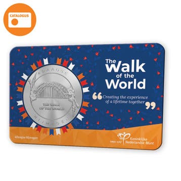 4Daagse Nijmegen penning in coincard, Verzenden