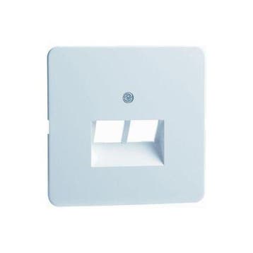 PEHA Standaard afdekplaat 2xRJ45 / RJ11 Crème-wit, Doe-het-zelf en Verbouw, Ophalen of Verzenden, Nieuw