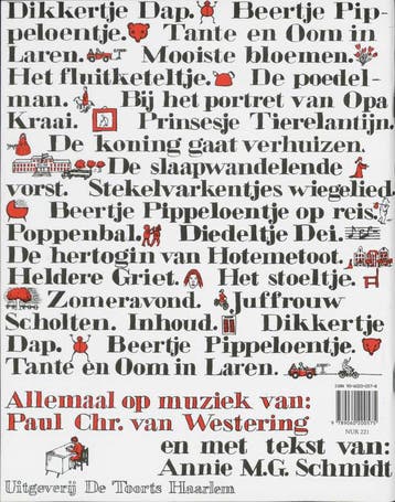 Dikkertje Dap en 18 andere liedjes 9789060200575, Verzenden, Gelezen, P.C. van Westering