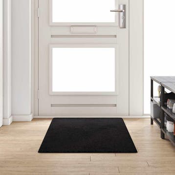 vidaXL Tapijt Loper Zwart 80 x 200 cm 100% Polypropylene, Huis en Inrichting, Verzenden, Nieuw, Zwart