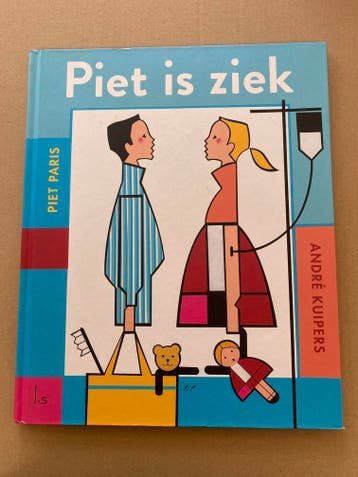 Grafische Kunst - Piet Paris - Kinderboek - Piet is Ziek, Verzenden, Zo goed als nieuw, Non-fictie, 4 jaar