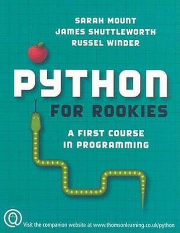 Python for Rookies - Sarah Mount 9781844807017, Verzenden, Gelezen, Sarah Mount