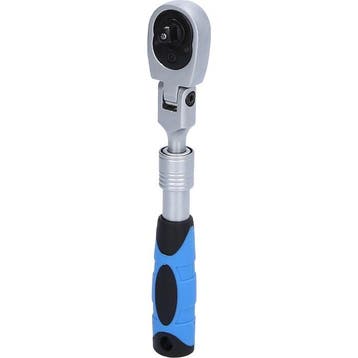 Brilliant Tools 1/4 Ratel Telescoop Flexibele Kop 175-225mm, Verzenden, Nieuw