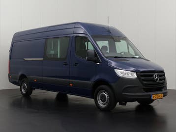 Mercedes-Benz Sprinter 319CDI Dubbele-cabine 2020 L3 H2, Auto's, Bestelauto's, Euro 6, Blauw, Mercedes-Benz, Nieuw