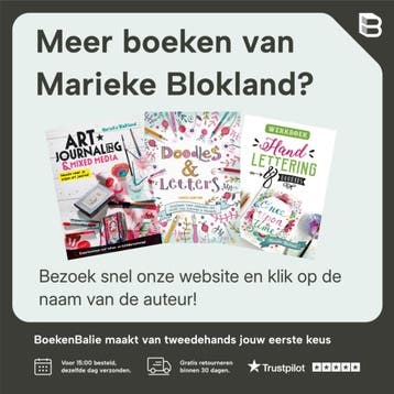 Handlettering & doodles 9789043919753 Marieke Blokland, Verzenden, Zo goed als nieuw, Marieke Blokland