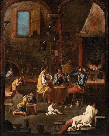 Alessandro Magnasco (1667-1749), Follower of - Tavern Scene