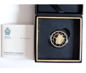 San Marino. 2 Euro 2026 Tiziano Proof (Zonder