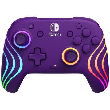 PDP Afterglow Wave Wireless Controller - Paars Switch, Ophalen of Verzenden, Zo goed als nieuw