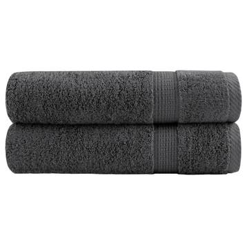 vidaXL Badhanddoeken SOLUND 2 st 600 g/m² 70x140 cm, Verzenden, Nieuw