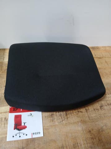 Rovo stoelzitting, zwart gestoffeerd, 49 x 49 x 7,5 cm, Ophalen, Nieuw in verpakking