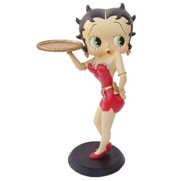 Betty Boop Serveerster Rood Beeld 3ft, Ophalen, Gebruikt