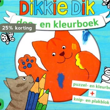 Het grote Dikkie Dik doe - en kleurboek - Jet Boeke, Verzenden, Gelezen, Jet Boeke