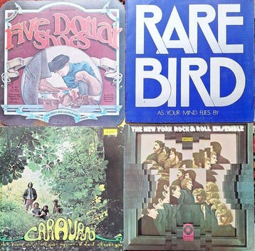 Caravan, Five Dollar Shoes, Rare Bird, New York Rock&Roll, Nieuw in verpakking