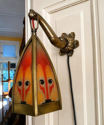 Wandlamp - Verguld messing