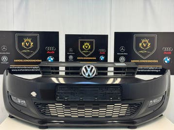 VW Polo V 6R 2010 voorbumper 2009/2017 zwart LO41 6R0807221, Auto-onderdelen, Gebruikt, Voor, Volkswagen, Bumper