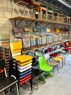Retro sledestoelen nieuw eetkamerstoelen kantinestoelen, Gebruikt, Overige kleuren, Ophalen of Verzenden, Metaal