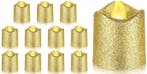 LED Minikaarsje Glitter Goud per stuk, Ophalen of Verzenden, Nieuw