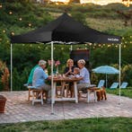 Aluminium opvouwbaar tuinpaviljoen 3 × 3 m met 4 zijwanden -, Verzenden, Nieuw