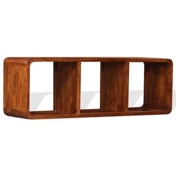 vidaXL Tv-meubel 120x30x40 cm massief hout met, Huis en Inrichting, Kasten | Televisiemeubels, 100 tot 150 cm, Verzenden, Nieuw