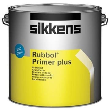 SIKKENS RUBBOL PRIMER PLUS donkere kleuren 1 liter - AKZO..., Ophalen of Verzenden, Nieuw, Overige kleuren, Verf