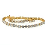 Armband - 14 karaat Geel goud - 8.33ct. tw. Diamant, Nieuw