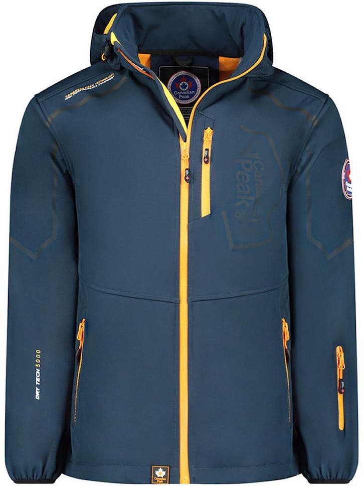 Canadian Peak Heren Softshell Jas Met Afneembare Capuchon, Kleding | Heren, Jassen | Zomer, Blauw, Nieuw, Verzenden