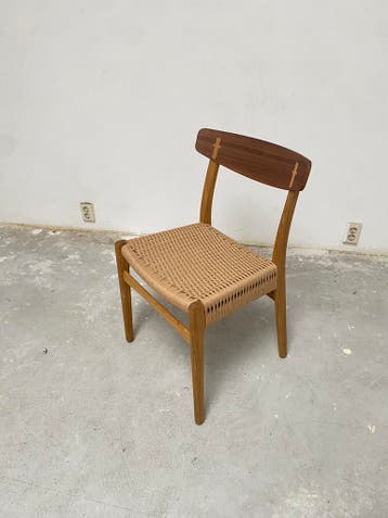 Carl Hansen & Sonch23 Stoel Walnut Oil/natural Paper, Huis en Inrichting, Ophalen of Verzenden, Zo goed als nieuw, Bruin, Japandi