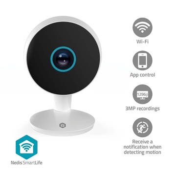 SmartLife Camera voor Binnen - 3MP wifi camera draadloos, Audio, Tv en Foto, Videobewaking, Ophalen of Verzenden, Nieuw, Binnencamera