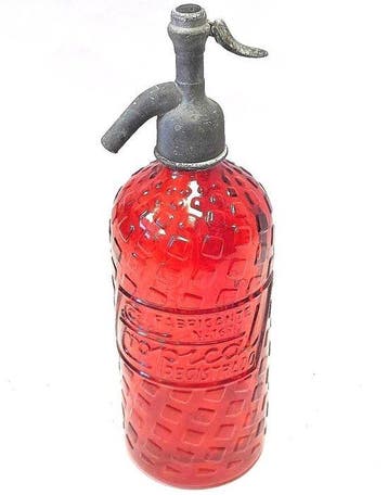 Fles - Rode sifon La Tropical