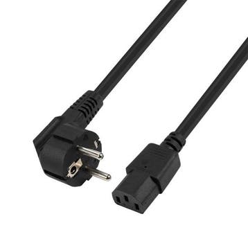Flexibele C13 stroomkabel | ProCable | 1.8 meter (Haaks), Computers en Software, Verzenden, Nieuw