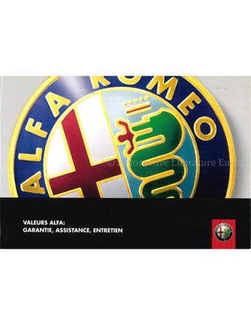 2010 ALFA ROMEO ONDERHOUD & GARANTIE FRANS | NEDERLANDS, Auto diversen, Handleidingen en Instructieboekjes