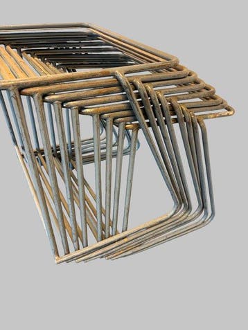 Tafel (8) - Staal - British Army table frames