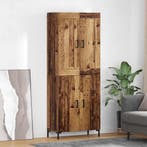 vidaXL buffetkast 2 pcs Oud Hout Bewerkt hout, Minder dan 50 cm, Verzenden, Nieuw, Minder dan 100 cm