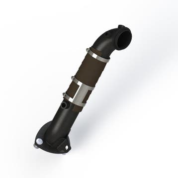 MBRP 15-16 Chevy/GMC 6.6L Duramax 3in Down Pipe (For 3 Bolt, Ophalen of Verzenden, Nieuw