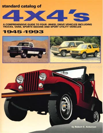 STANDARD CATALOG OF 4 X 4 s 1945 - 1993, Nieuw, Author