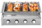 Rookvrije 4-brander gas BBQ: draagbaar &amp; afneembaar buit, Verzenden, Nieuw