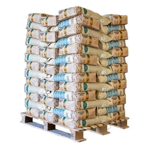 Badger Pellets (975 kg) | ENplus A1 houtpellets | 100%, Tuin en Terras, Haardhout, Minder dan 3 m³, Overige houtsoorten, Verzenden