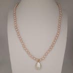 Zonder minimumprijs - Hanger - 18 karaat Geel goud Parel -, Sieraden, Tassen en Uiterlijk, Antieke sieraden