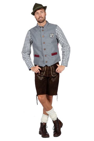 Gilet Tirol Oktoberfest Grijs, Ophalen of Verzenden, Nieuw