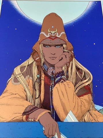 Moebius - 1 Silkscreen - Starwatcher 4, Nieuw