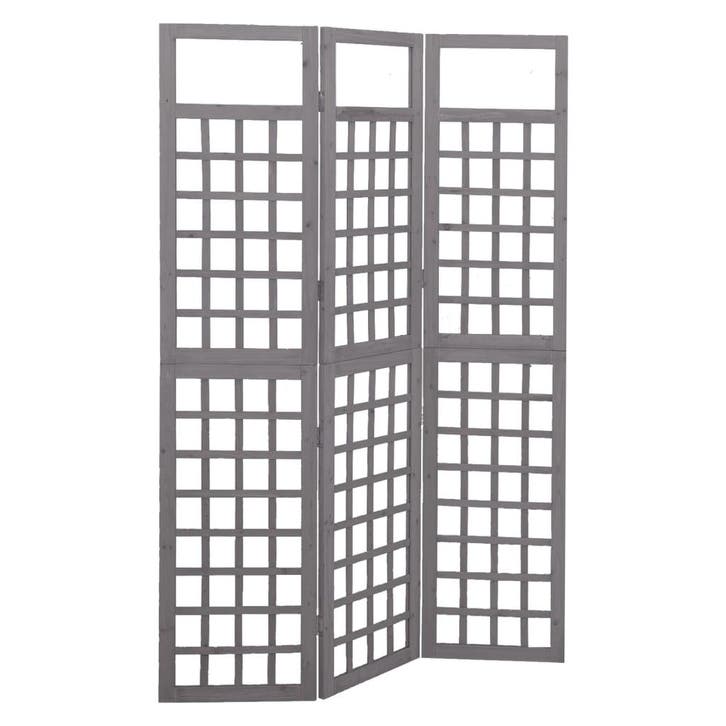 vidaXL Kamerscherm/trellis met 3 panelen 121x180 cm, Huis en Inrichting, Woonaccessoires | Kamerschermen, Nieuw, Verzenden