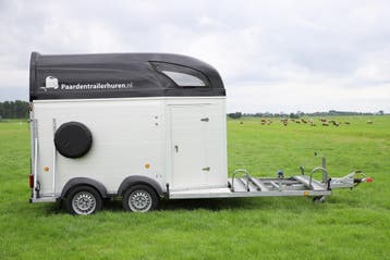 Huur mentrailer / koetsentrailer Paardentrailerhuren.nl, Nieuw, Aluminium, Overige typen